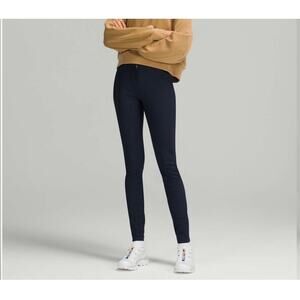 Lululemon Women’s 8 City Sleek 5 Pocket Pants Blue High Rise Slim Fit Stretch